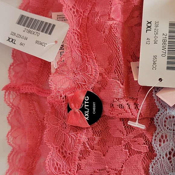 xxl cheeky lace panties nwt bundle 3 pair - Picture 4 of 5
